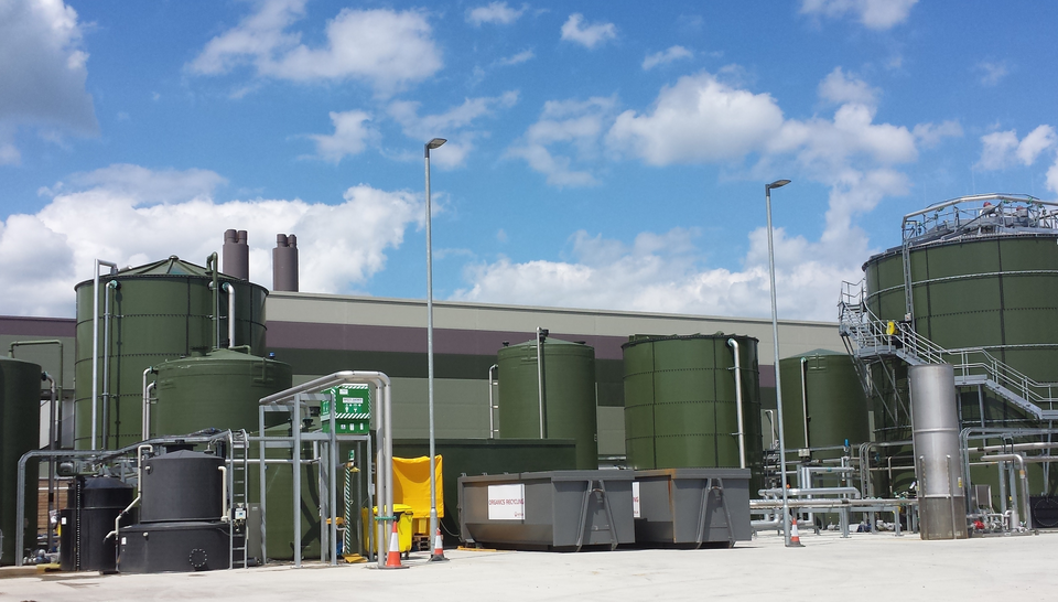 Biothane Memthane plant UK